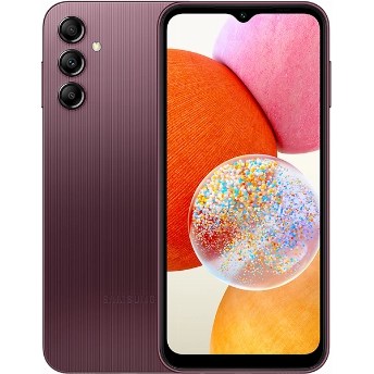 Смартфон Samsung Galaxy A14, 6.128 ГБ, темно-красный